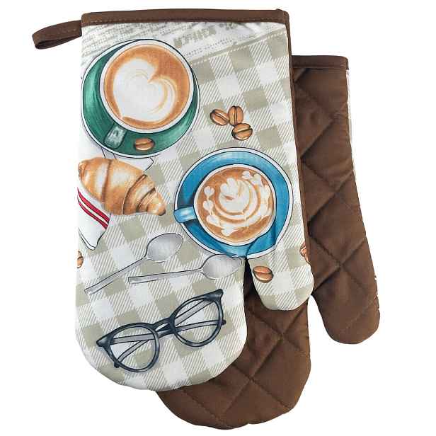 PROHOME - Chňapka s magnetem 2ks CAPPUCINO2