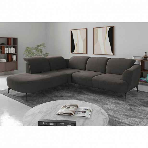 Sit & More ROHOVÁ SEDAČKA, textil, barvy grafitu