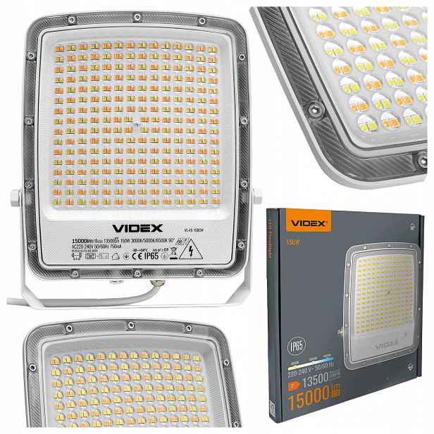 Led Zářič VIDEX-FLOOD-LED-F5-150W-CCT