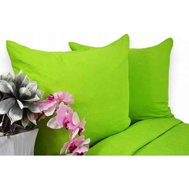Povlečení froté 180x200 barva limetka Kobi