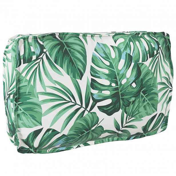 vidaXL Polštář Oxford látka Vzor listů 70 x 40 x 12 cm