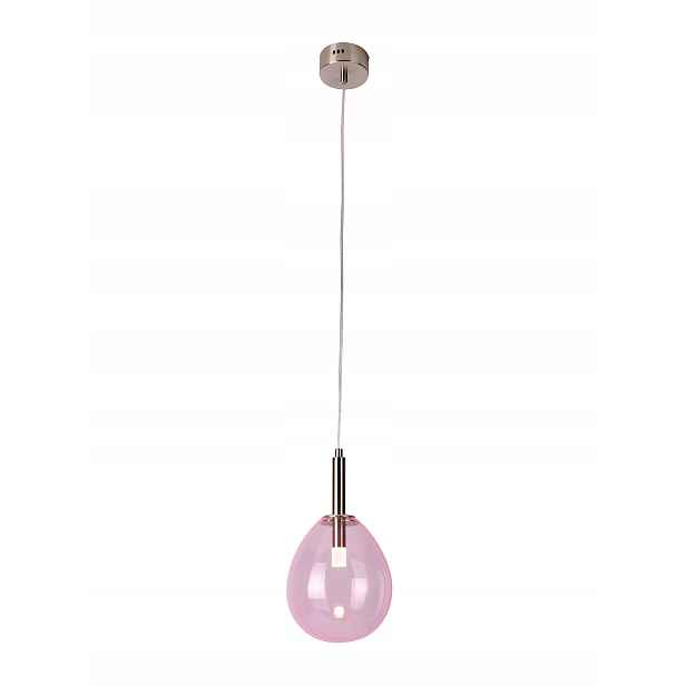 Skleněná závěsná Led lampa Balonik Moderncze