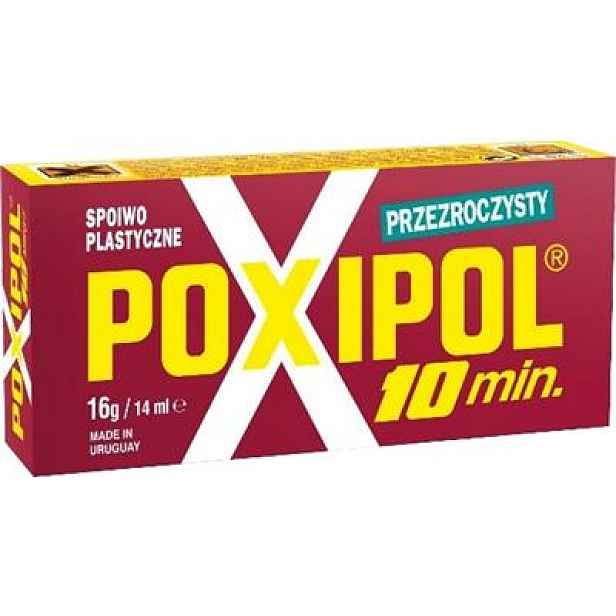 Lepidlo Poxipol průhledné 16g /14ml/ 6ks