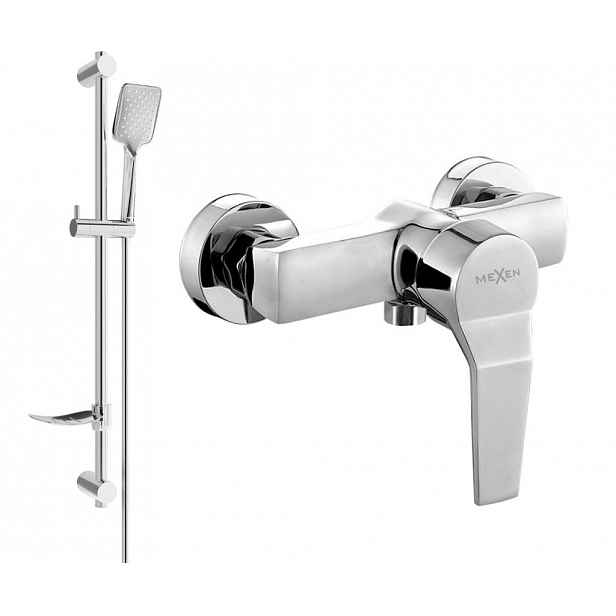 MEXEN - Caro DF72 sprchová baterie s příslušenstvím, chrom 74664DF72-00