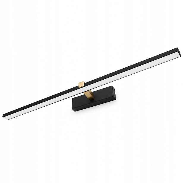 Obrazové nástěnné svítidlo Venus 18W 90 cm černo-zlaté Led 4200K IP44 1100lm nástěnné