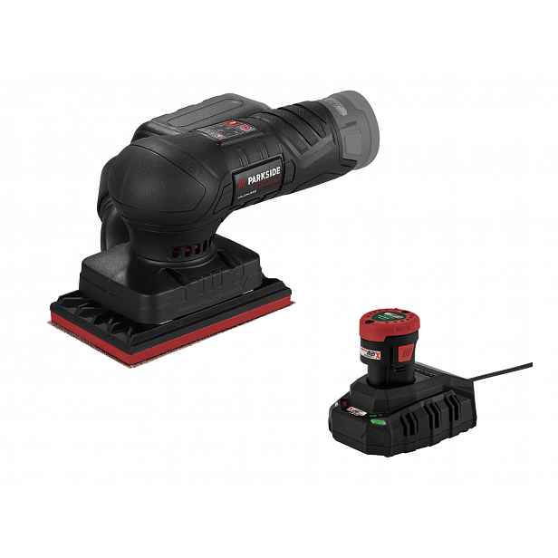 Parkside Performance® Aku vibrační bruska Passp 12-Li A1, 2 Ah