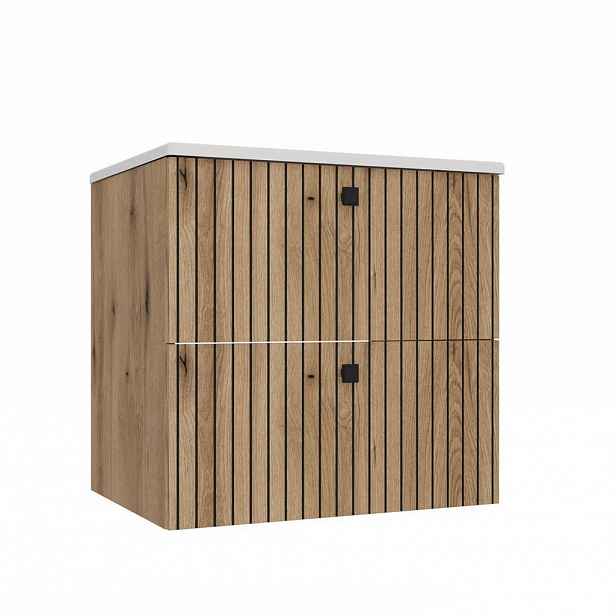 RAUMHIRSCH FURNITURE SKŘÍŇKA POD UMYVADLO dub 60/59/47