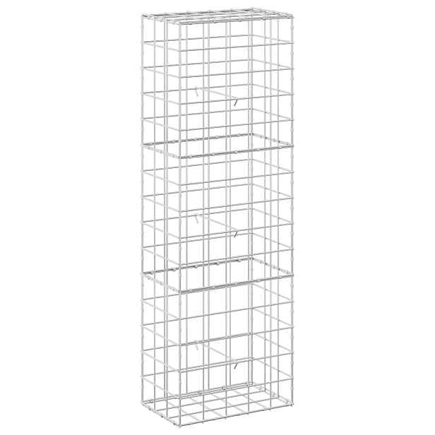 vidaXL Gabion s drátem 3,5 mm a síťkou 10x10 cm 50x30x150 cm
