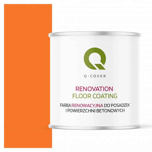Barva Pro Renovaci Podlah Z Betonu Pastelově Oranžová RAL2003 Lesklá 2,5 L