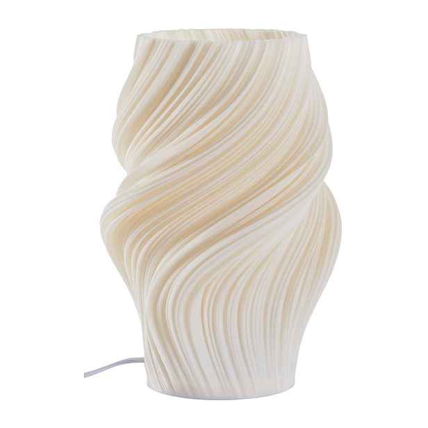 Bílá plastová stolní lampa (výška 27 cm) Calais – Jotex