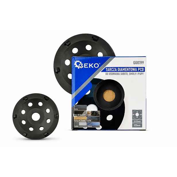 Diamantový kotouč Mocná Pcd pro odstraňování subitu, dehtu a papy – 125 x 22.23 mm