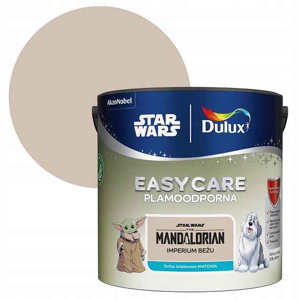 Dulux Easycare x Disney Barva Odolná Proti Skvrnám 2,5L Imperium Béžová