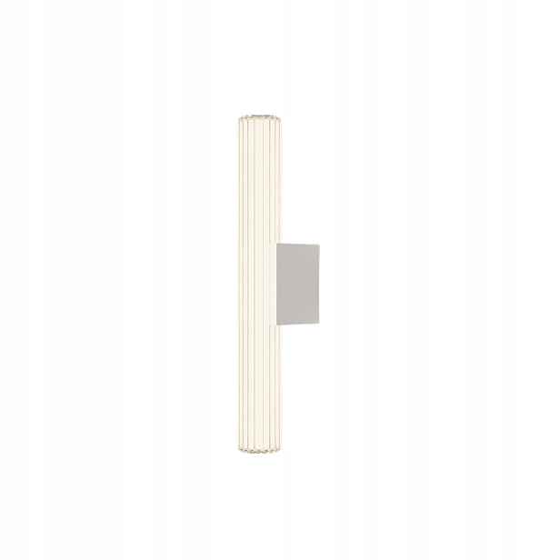 Led nástěnné svítidlo moderní bílá skleněná tuba 45 cm IP44 Light Prestige