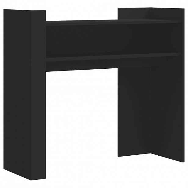 vidaXL Konzolový stolek černý 100 x 35 x 90 cm kompozitní dřevo