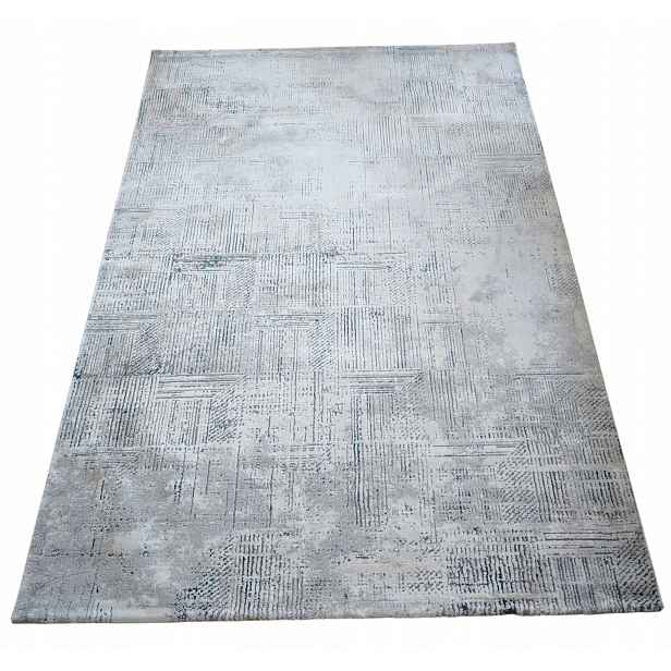 Koberec do obývacího pokoje 160 x 230 cm, loftový vzor s plyšovými štětinami, kvalita