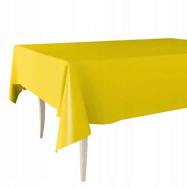 Cerata Žlutá Hrubý Ubrus Z Ceraty Hladký Bez Vzoru 140x500