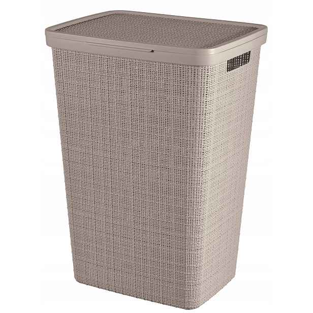 Koš na špinavé prádlo Jute taupe 58L