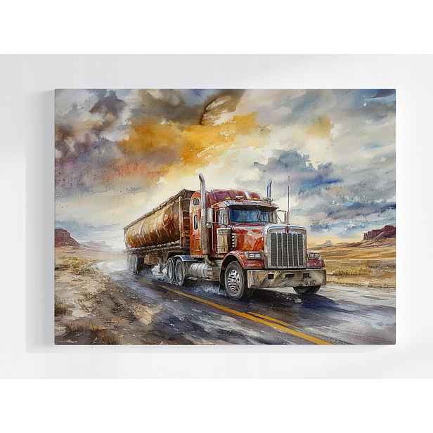 Plakát Auto Truck Kamion Auto Transport 100x75