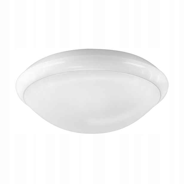 Struhm Stropní Svítidlo Tery Ø30 cm Bílý IP44 Snímač pohybu E27 60W