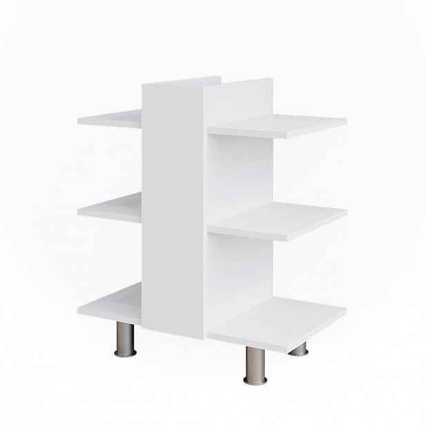Vicco TOALETNÍ SKŘÍŇKA PRO UMYVADLO Fynn Bílá 60 x 70 cm se 6 policemi