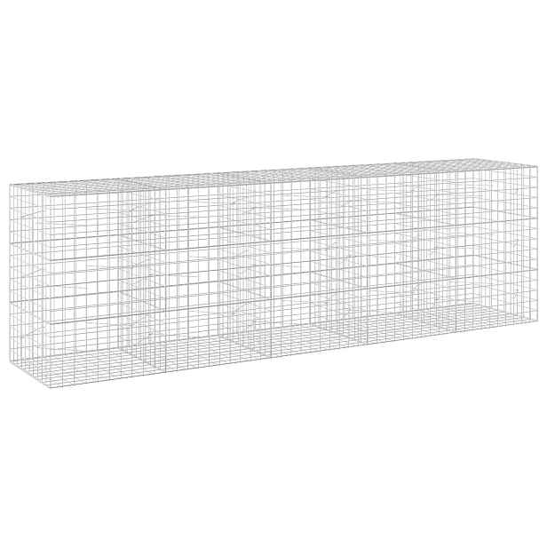 vidaXL Gabion s drátem 3,5 mm a síťkou 10x10 cm 500x100x150 cm