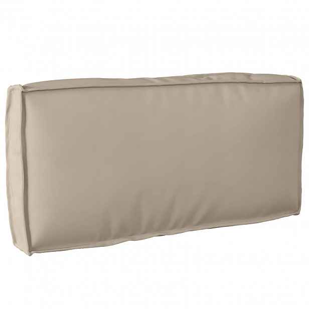 vidaXL Polštář Oxford látka Taupe 80 x 40 x 12 cm