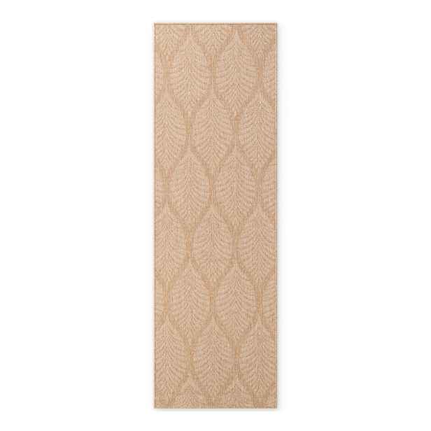 Vnitřní a venkovní běhoun v béžové a slonovinové barvě 80x250 cm Duet Liora – NORTHRUGS
