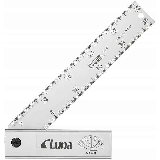 Hliníkový nastavitelný úhelník ALA300 Luna