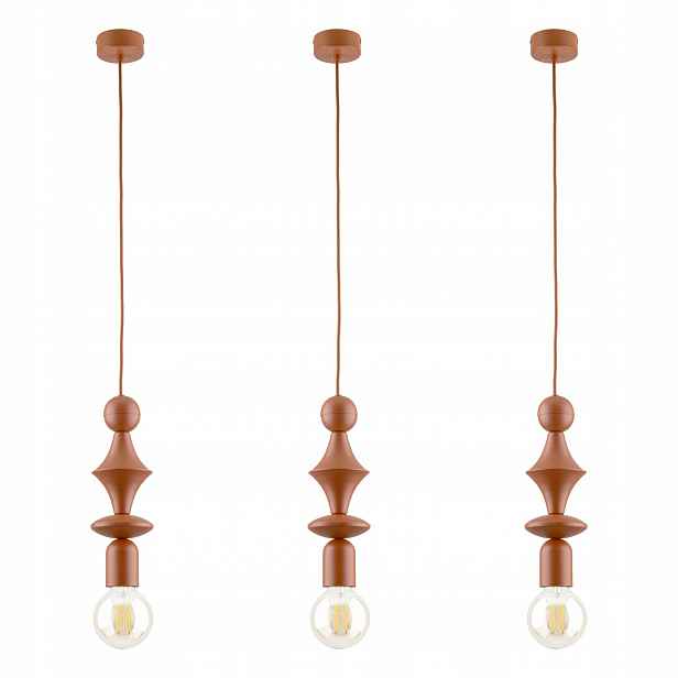 Tk Lighting Sada 3x Závěsná lampa Tower Brick 10869