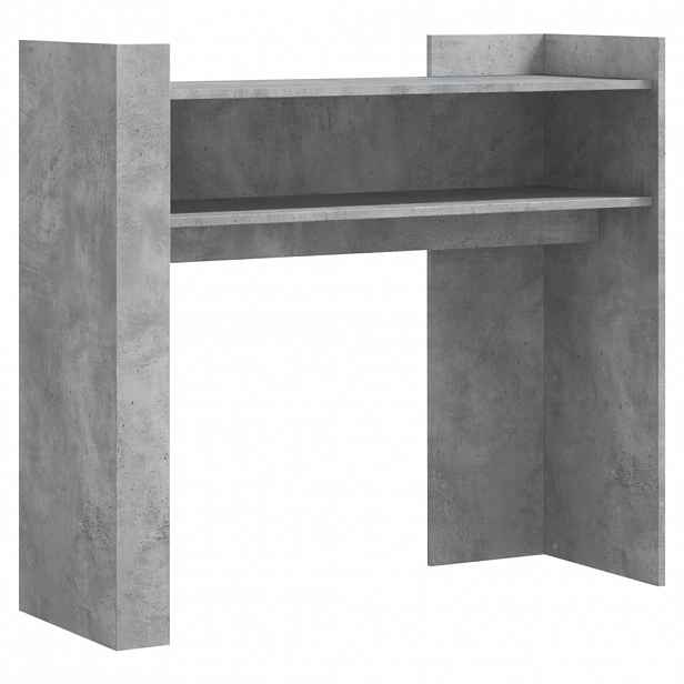 vidaXL Konzolový stolek betonově šedý 100 x 35 x 90 cm dřevotříska