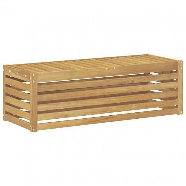 vidaXL Outdoorový stoličkový benč Bílá 115 x 43 x 37 cm