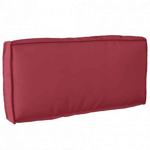 vidaXL Polštář Oxford látka Víno Červené 80 x 40 x 12 cm