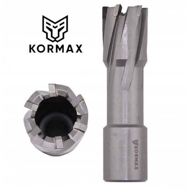 Fréza trepanační s karbidem 19 x 35 mm vrták 19 x 35 Weldon Kormax