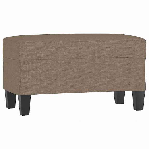 vidaXL Lavice taupe 70 x 35 x 41 cm textil