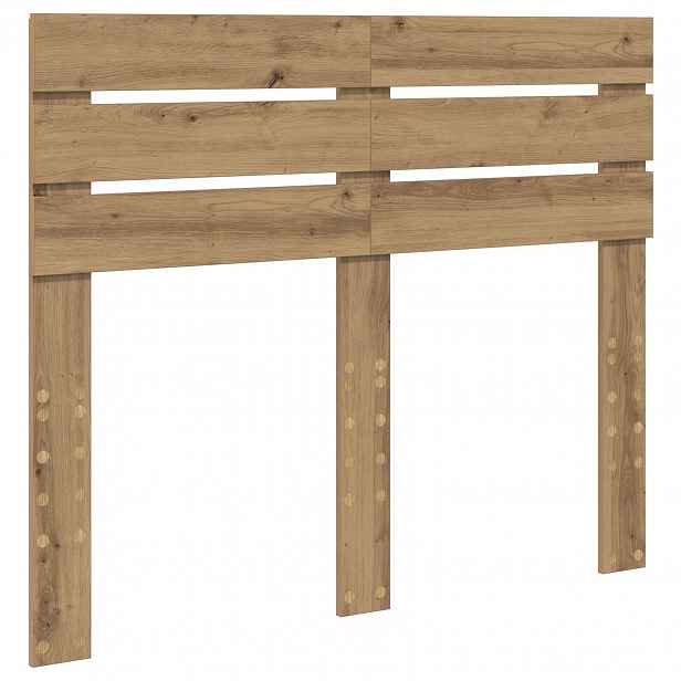 vidaXL Čelo postele Artisanový dub Kompozitní dřevo