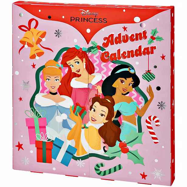 Adventní Kalendář Disney Princess S Kosmetikou, Sada Kosmetických Přípravků 24 Ks