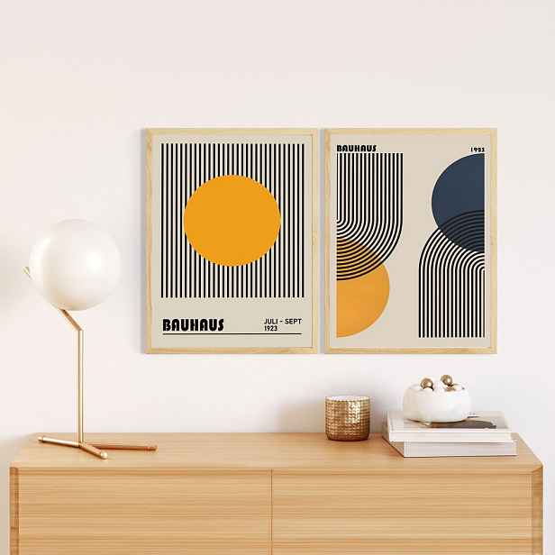 Dekorativní rámovaný obraz z MDF (2 kusy) Huhu244 - 20 x 30