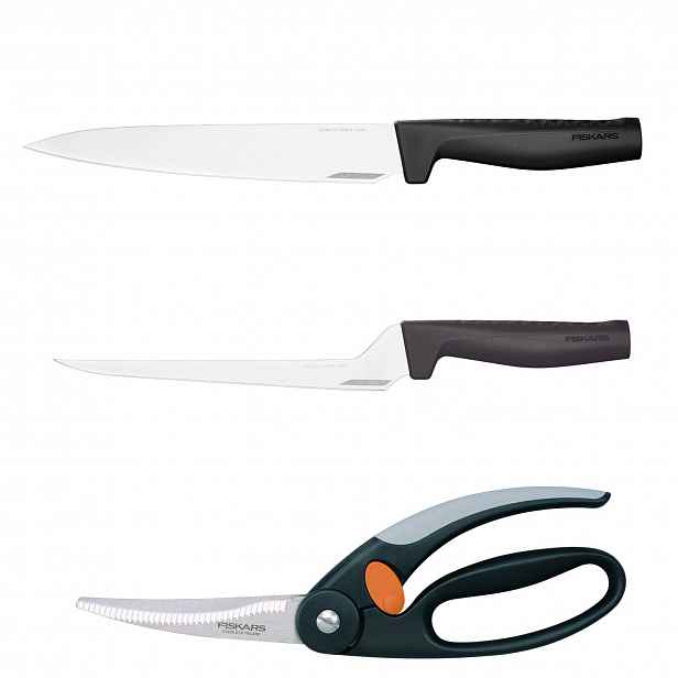 Fiskars Kuchyňský set Nůž na filetování Na krájení masa Nůžky