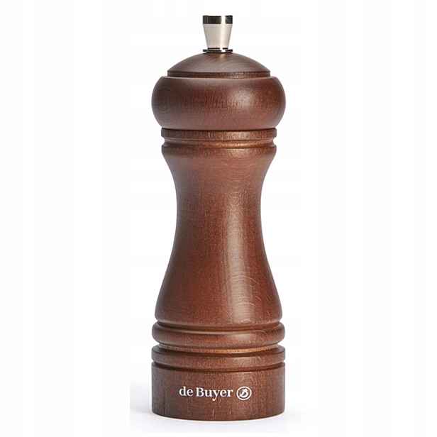 Java Mlýnek na sůl 14 cm tmavě hnědý De Buyer