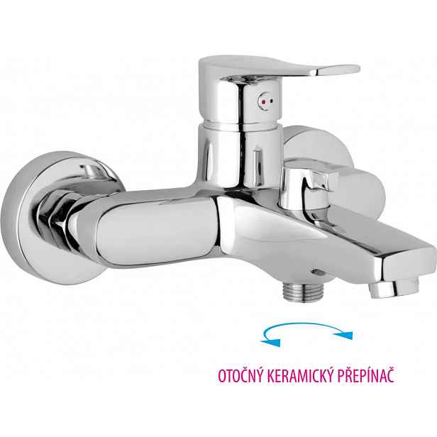 JB Sanitary Vanová nástěnná baterie DOKA 150 mm bez příslušenství K10 50 00