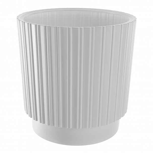 Květináč Květináč 40 cm Obal Na Květináč Vložka Do Květináče Plastový Bílý