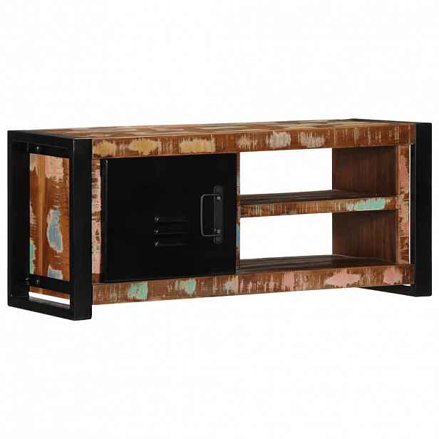vidaXL TV skříňka 80x30x35 cm masivní regenerované dřevo