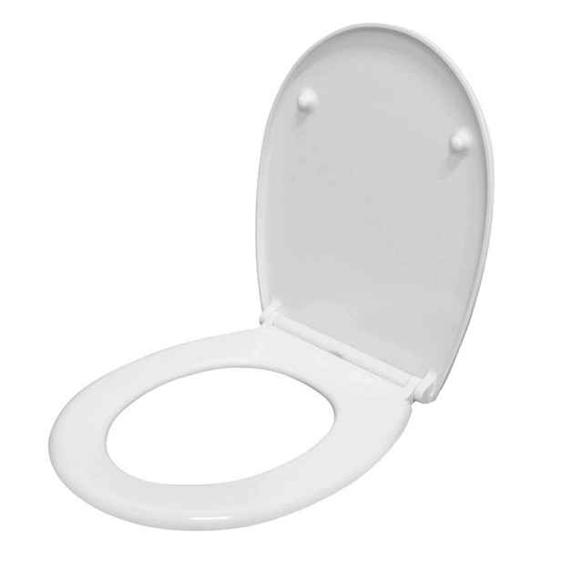 Wc prkénko Caister z duroplastu, bílá barva