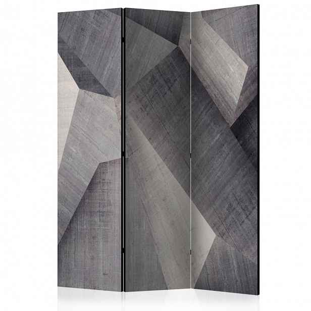 Paraván Abstract concrete blocks Dekorhome 135x172 cm (3-dílný)