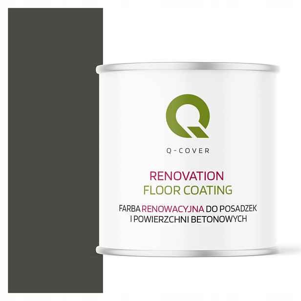 Barva Pro Renovaci Podlah Z Betonu Garáž Šedá Tmavá Ral 7022 Polomat 2,5L