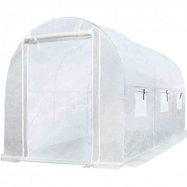 Fólie na fóliový tunel 300 X 200 X 200 cm Zahradní tunel Skleník s okny