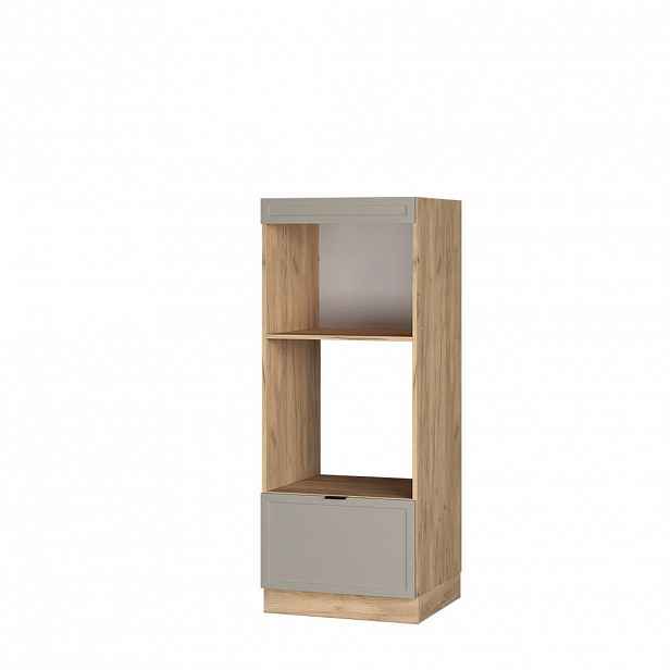 Vicco SKŘÍŇKA NA MIKROVLNNOU TROUBU Fame-Line GreyBeige 60 cm otevřený