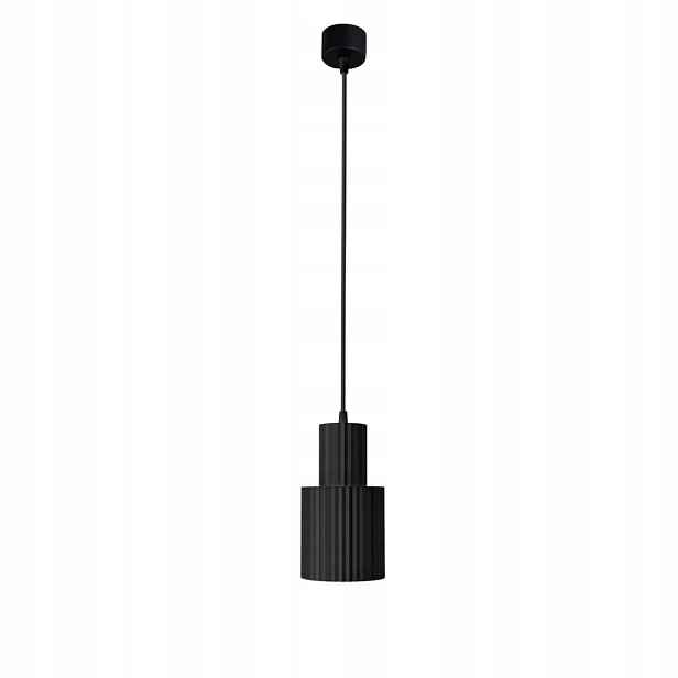 Závěsná lampa Tokio tuba velká 1xE27 černá LP-787/1P L Bk Light Prestige