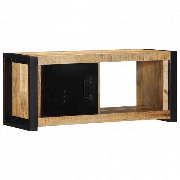 vidaXL TV skříňka 80x30x35 cm masivní hrubý mangovník