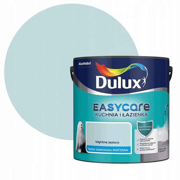 Dulux Easy Kuchyně Koupelna Modré jezero 2,5L Mat Barva Na Stěnu